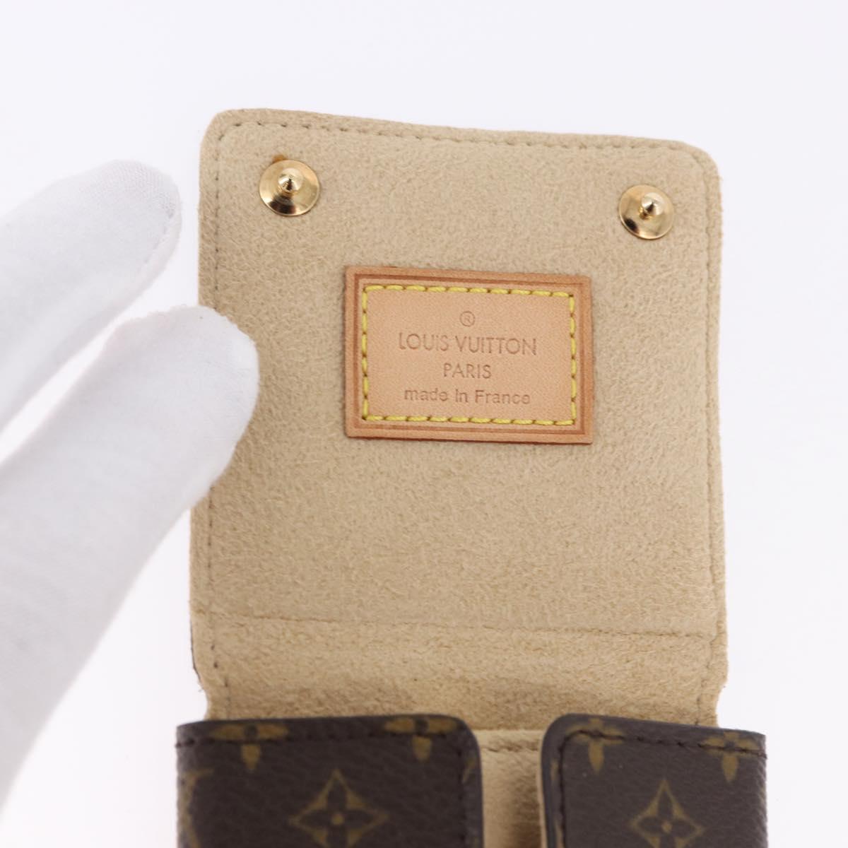 LOUIS VUITTON Monogram Jewelry Case Jewelry Box LV Auth 192133V