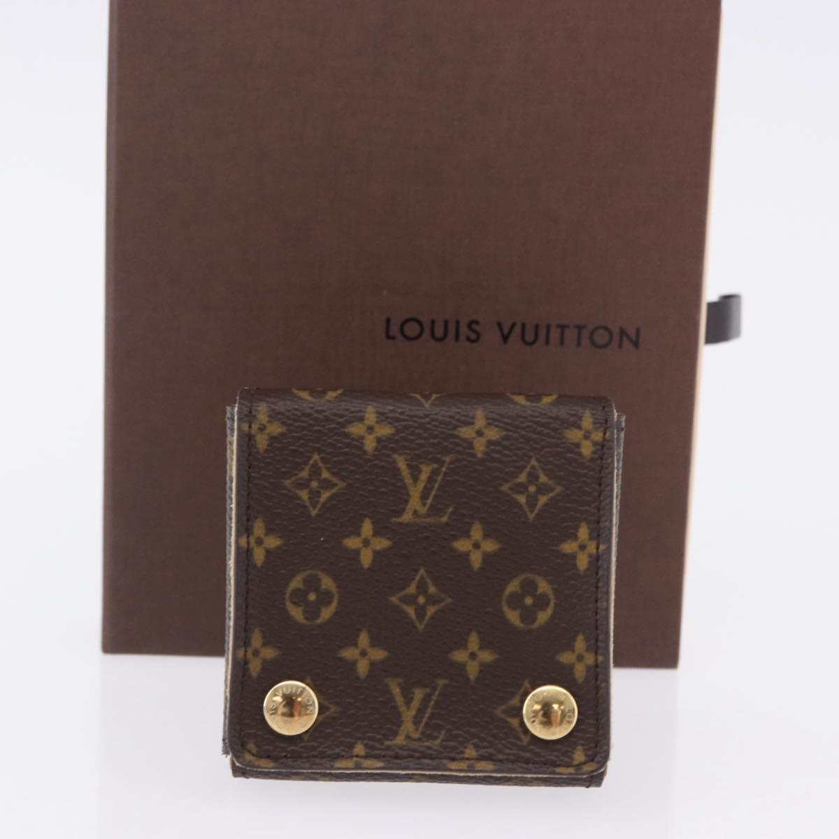 LOUIS VUITTON Monogram Jewelry Case Jewelry Box LV Auth 192133V
