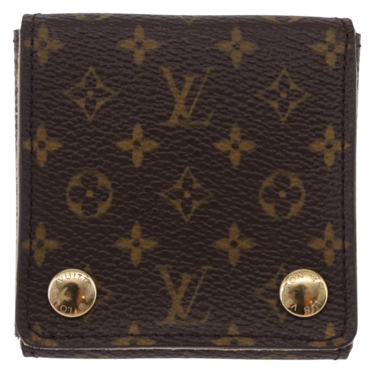 LOUIS VUITTON Monogram Jewelry Case Jewelry Box LV Auth 192133V