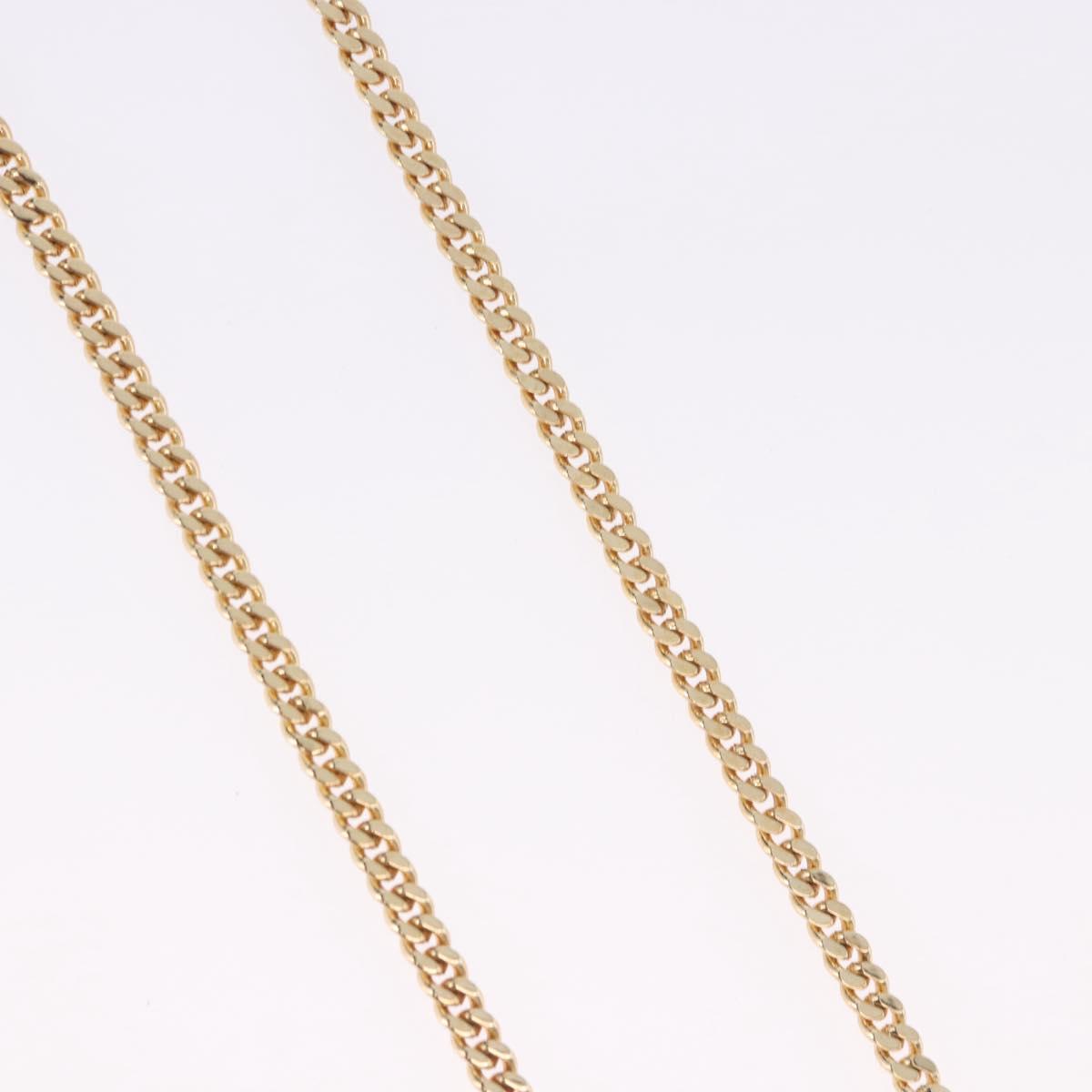 Christian Dior Choker Necklace metal Gold Tone Auth 192151M