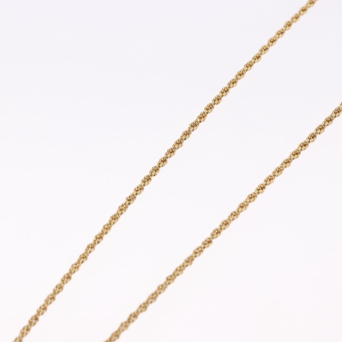 Christian Dior Necklace metal Gold Tone Auth 192162V