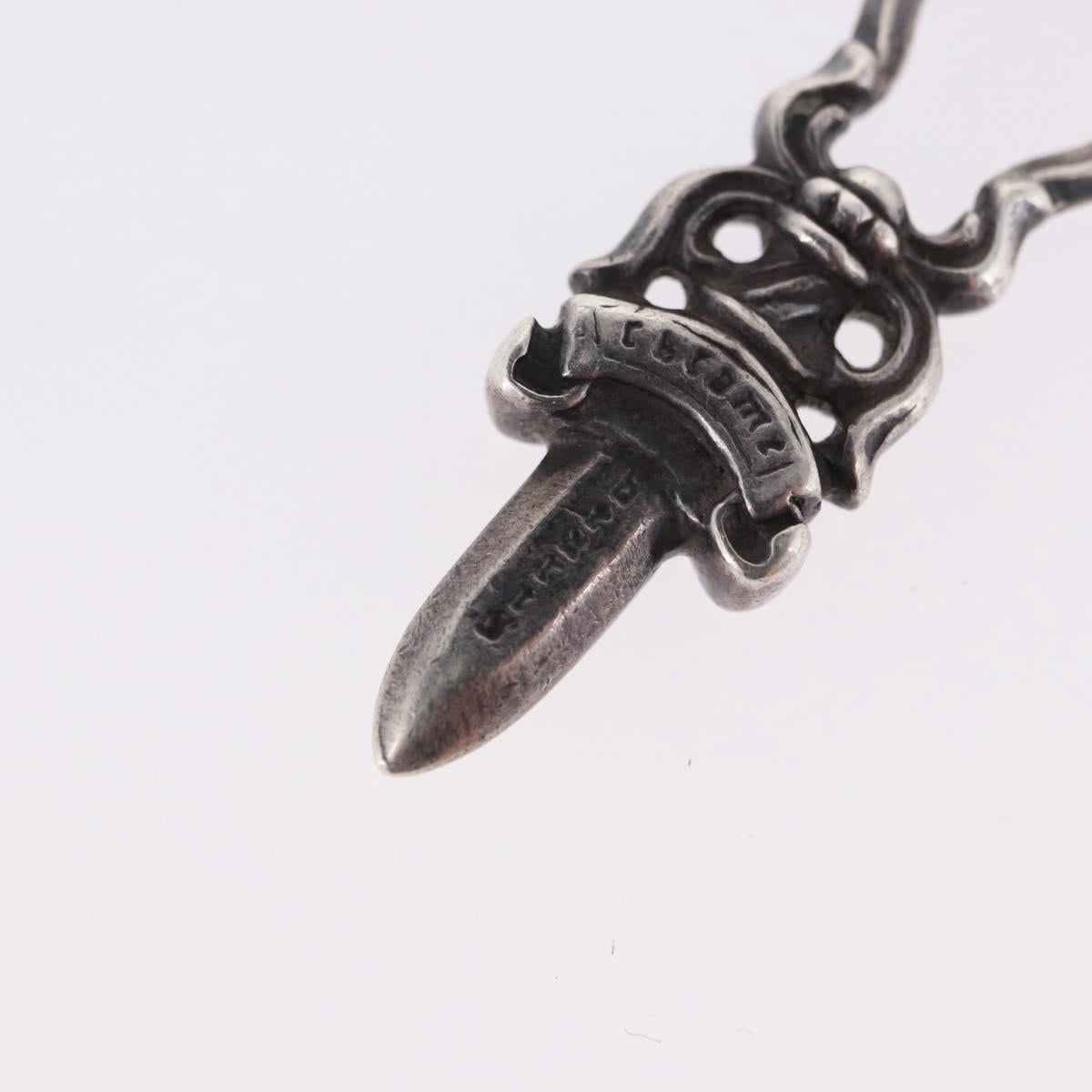 Chrome Hearts Dagger Charm Pendant Top Ag925 Silver Auth 192164M