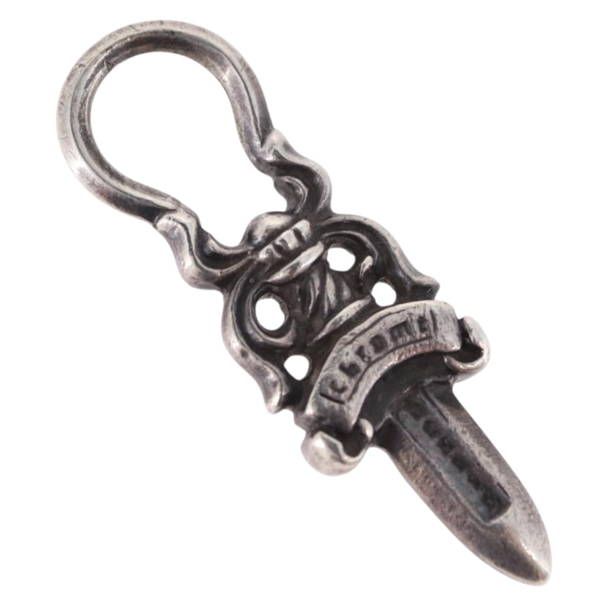 Chrome Hearts Dagger Charm Pendant Top Ag925 Silver Auth 192164M