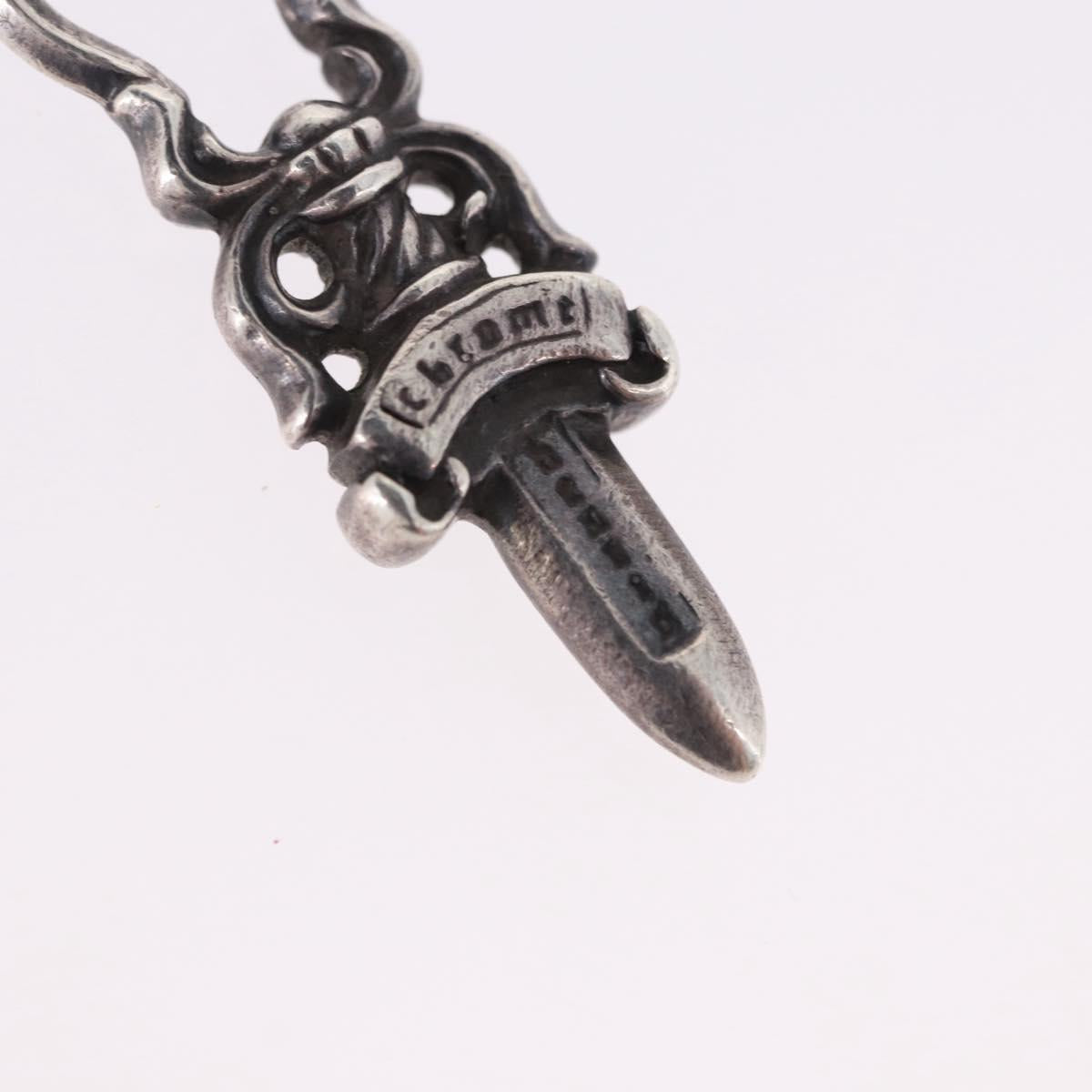 Chrome Hearts Dagger Charm Pendant Top Ag925 Silver Auth 192164M