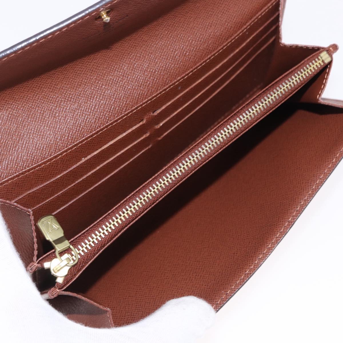 LOUIS VUITTON Monogram Portefeuille Sarah Long Wallet M61734 LV Auth 192167V