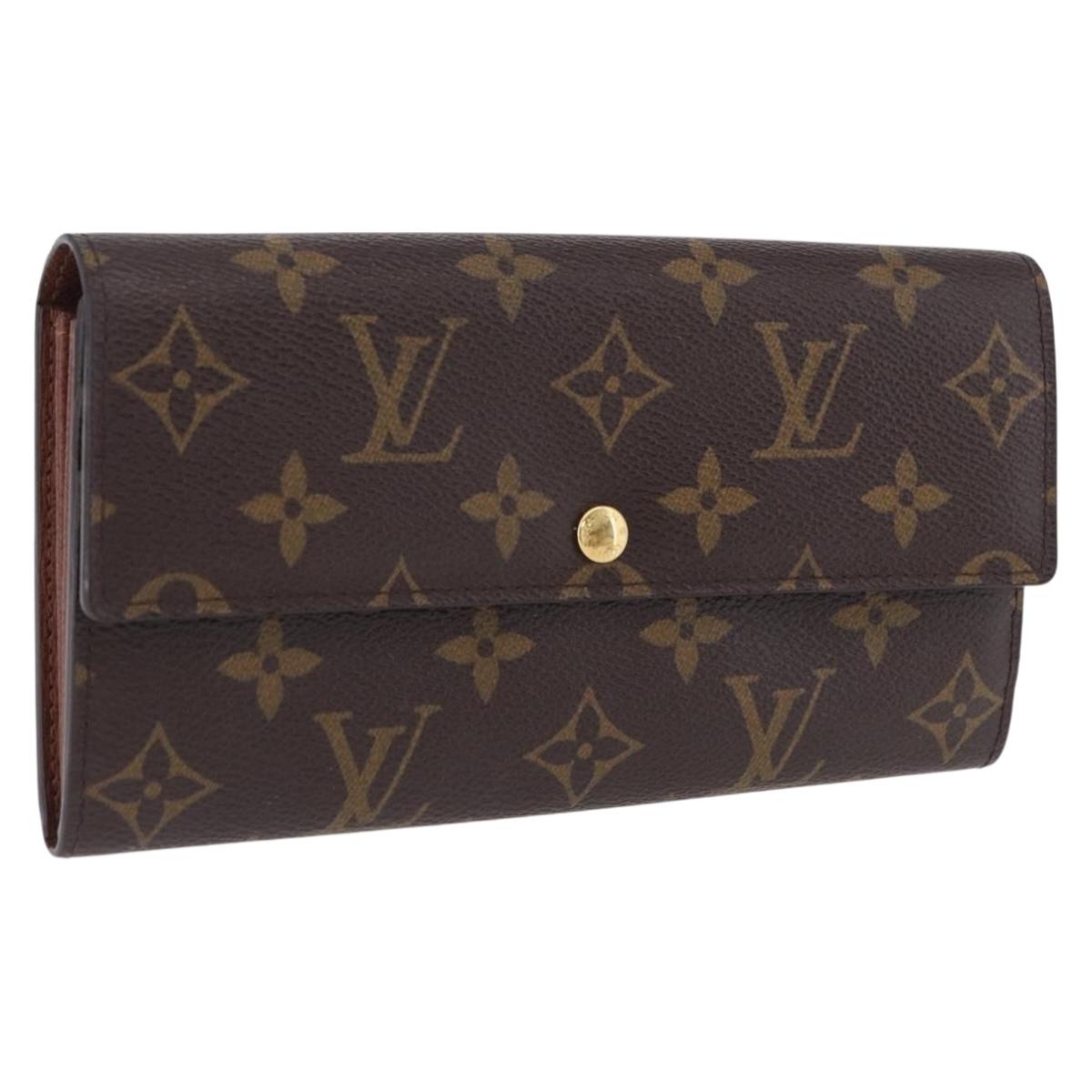 LOUIS VUITTON Monogram Portefeuille Sarah Long Wallet M61734 LV Auth 192167V
