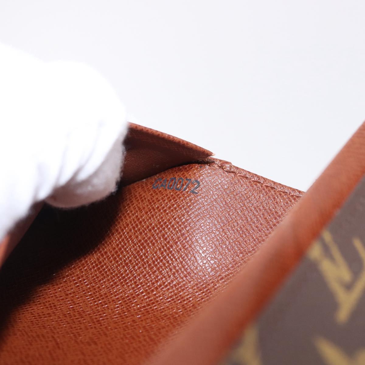 LOUIS VUITTON Monogram Porte Monnaie Billets Tresor Wallet M61730 Auth 192171A