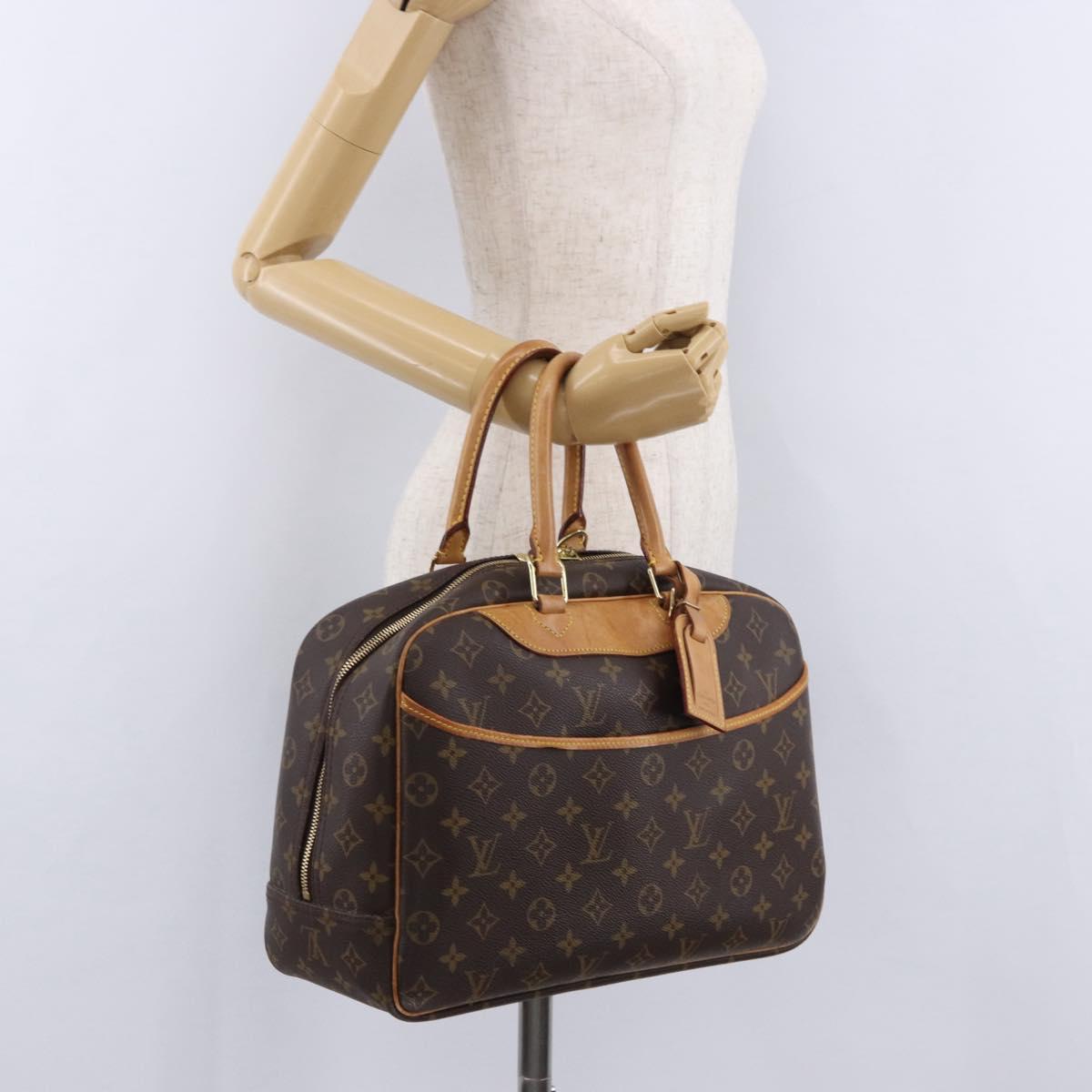 LOUIS VUITTON Monogram Deauville Hand Bag M47270 LV Auth 192182