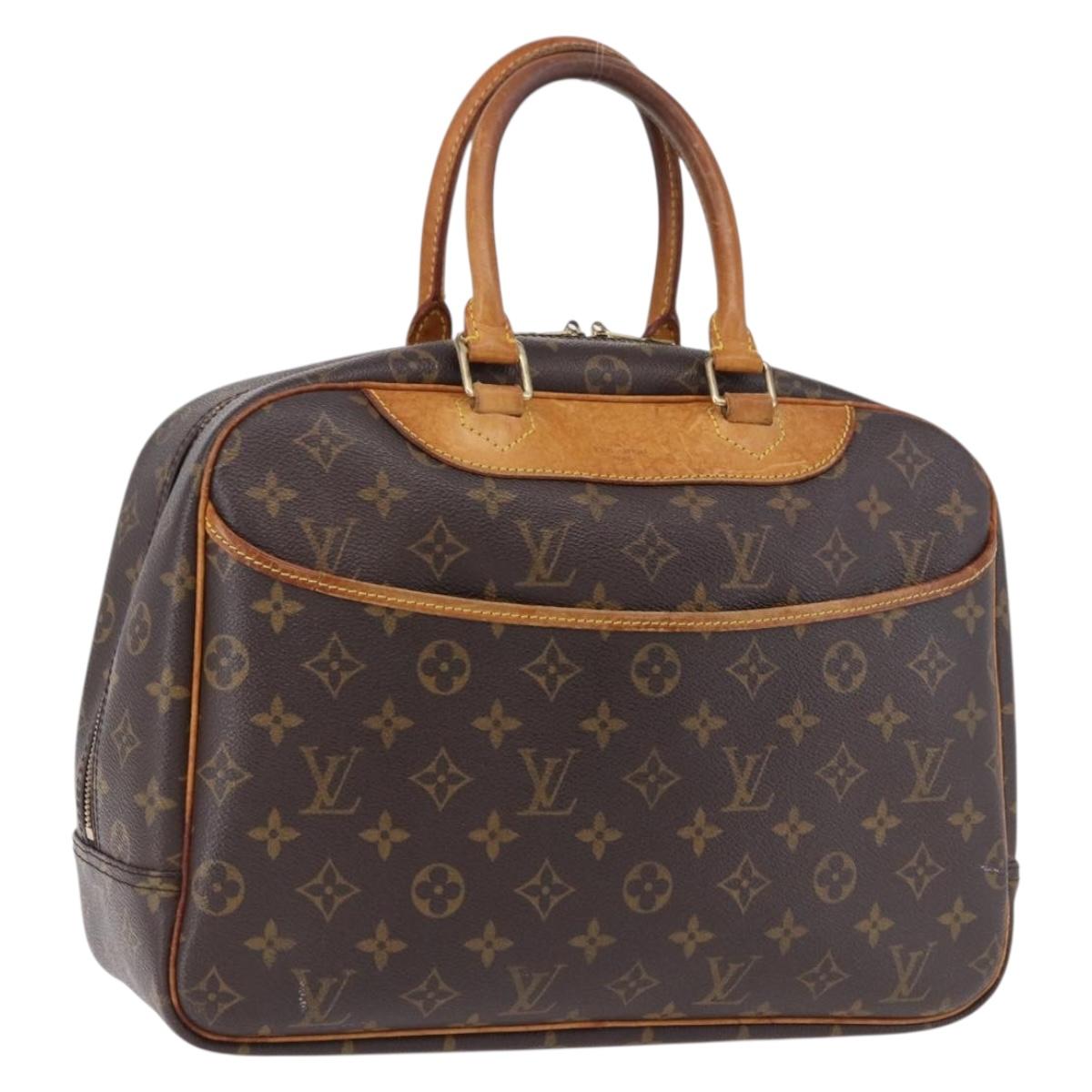 LOUIS VUITTON Monogram Deauville Hand Bag M47270 LV Auth 192185