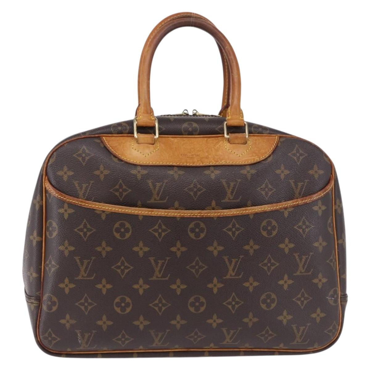 LOUIS VUITTON Monogram Deauville Hand Bag M47270 LV Auth 192185