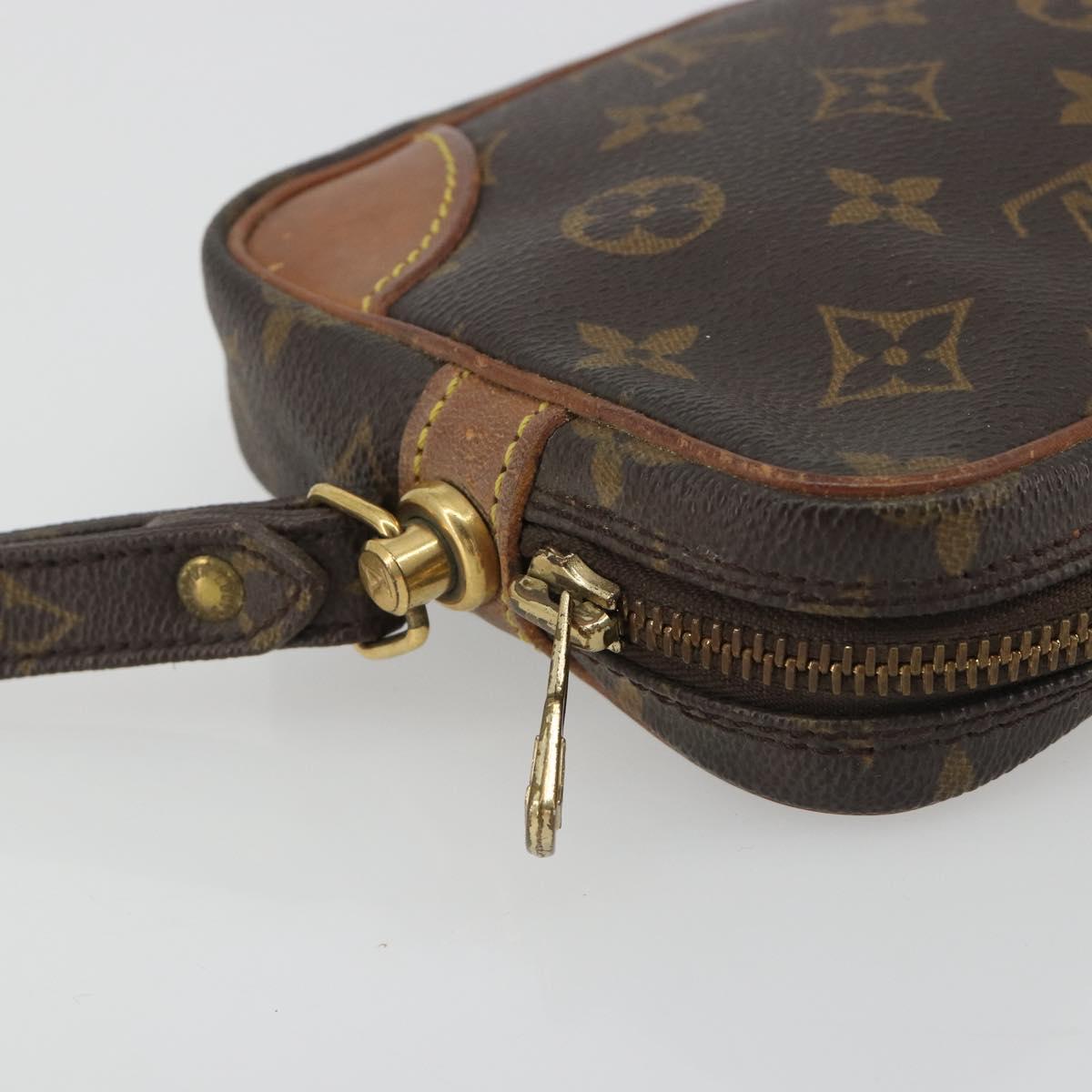 LOUIS VUITTON Monogram Marly Dragonne PM Clutch Bag M51827 LV Auth 192190