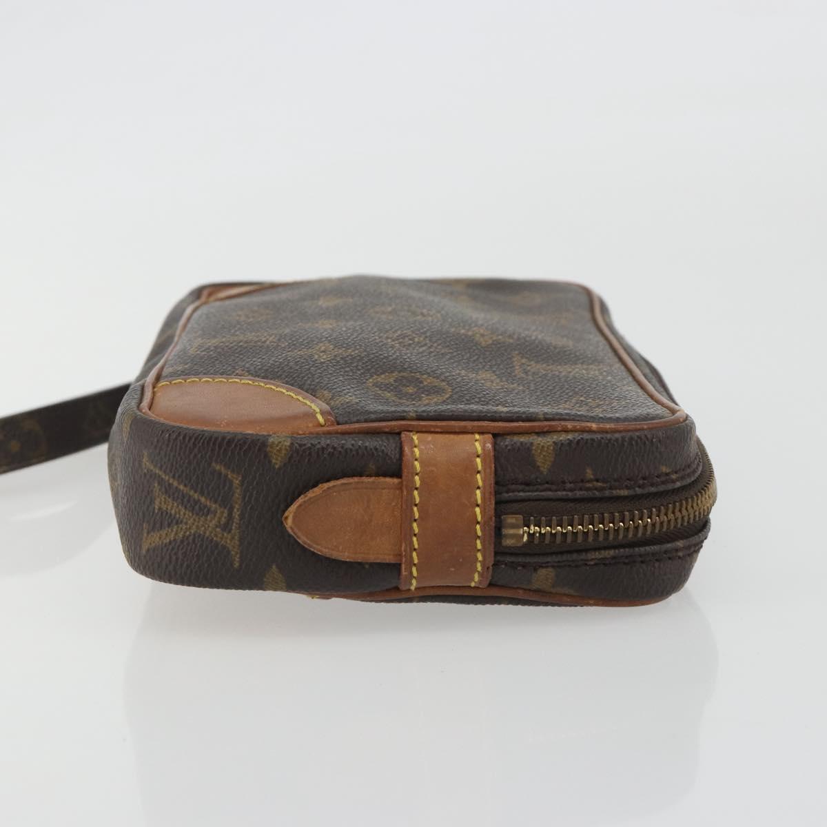 LOUIS VUITTON Monogram Marly Dragonne PM Clutch Bag M51827 LV Auth 192190