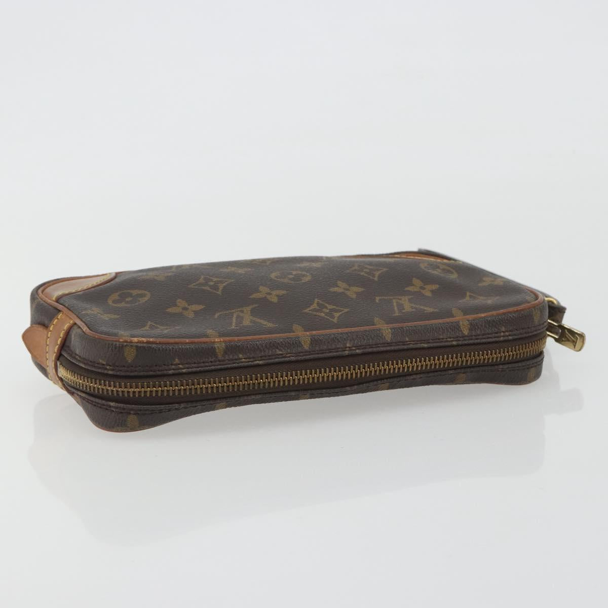 LOUIS VUITTON Monogram Marly Dragonne PM Clutch Bag M51827 LV Auth 192190