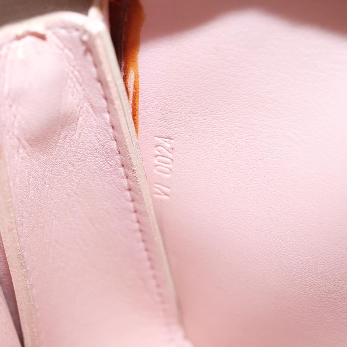 LOUIS VUITTON Vernis Lexington Pouch Marshmallow Pink M91057 LV Auth 192204