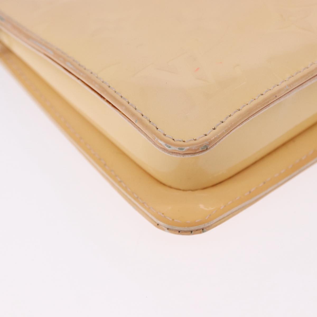 LOUIS VUITTON Vernis Lexington Pouch Marshmallow Pink M91057 LV Auth 192204