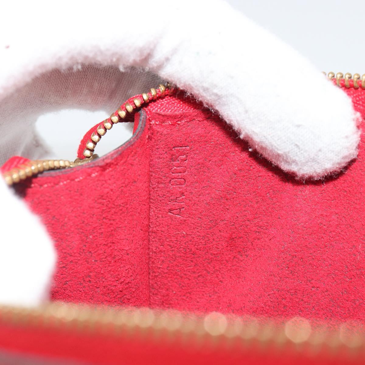 LOUIS VUITTON Epi Pochette Accessoires Pouch Red M52947 LV Auth 192205A