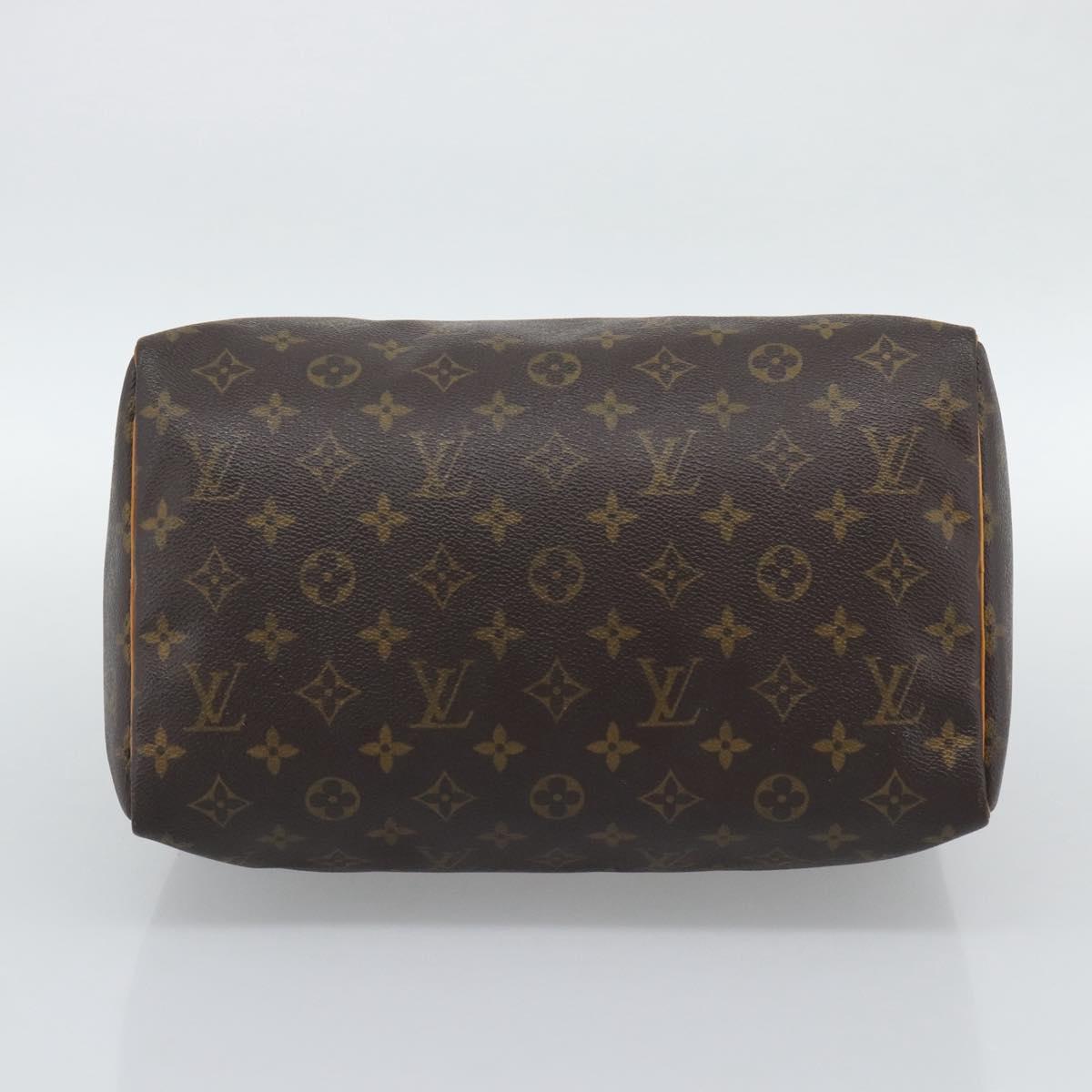 LOUIS VUITTON Monogram Speedy 30 Hand Bag M41526 LV Auth 192207