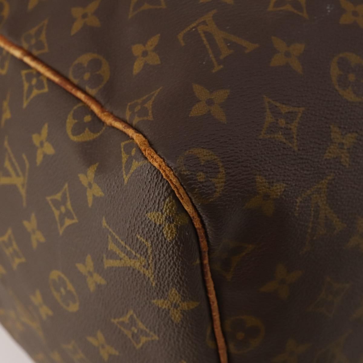 LOUIS VUITTON Monogram Sac Souple 55 Boston Bag M41622 LV Auth 192208
