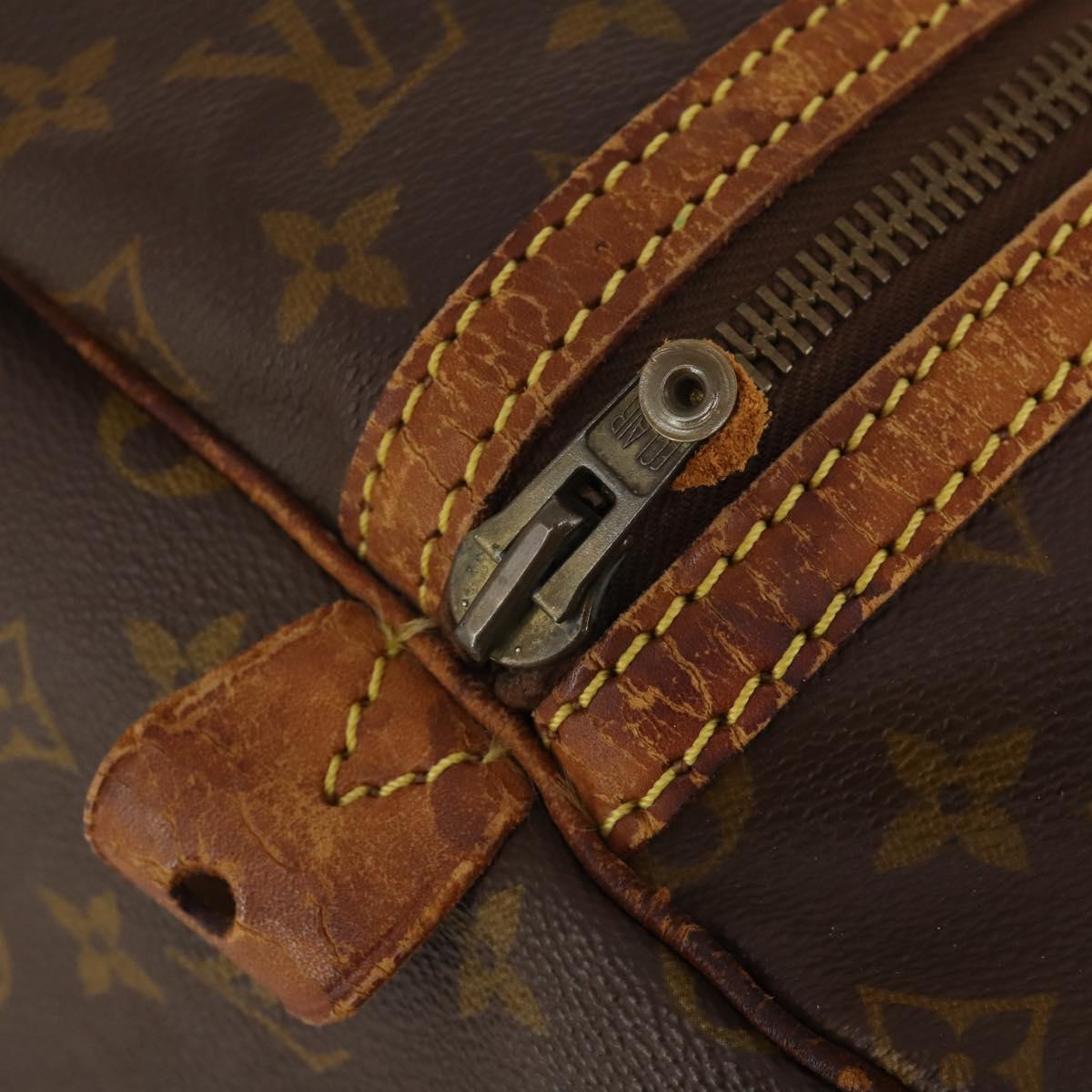 LOUIS VUITTON Monogram Sac Souple 55 Boston Bag M41622 LV Auth 192208