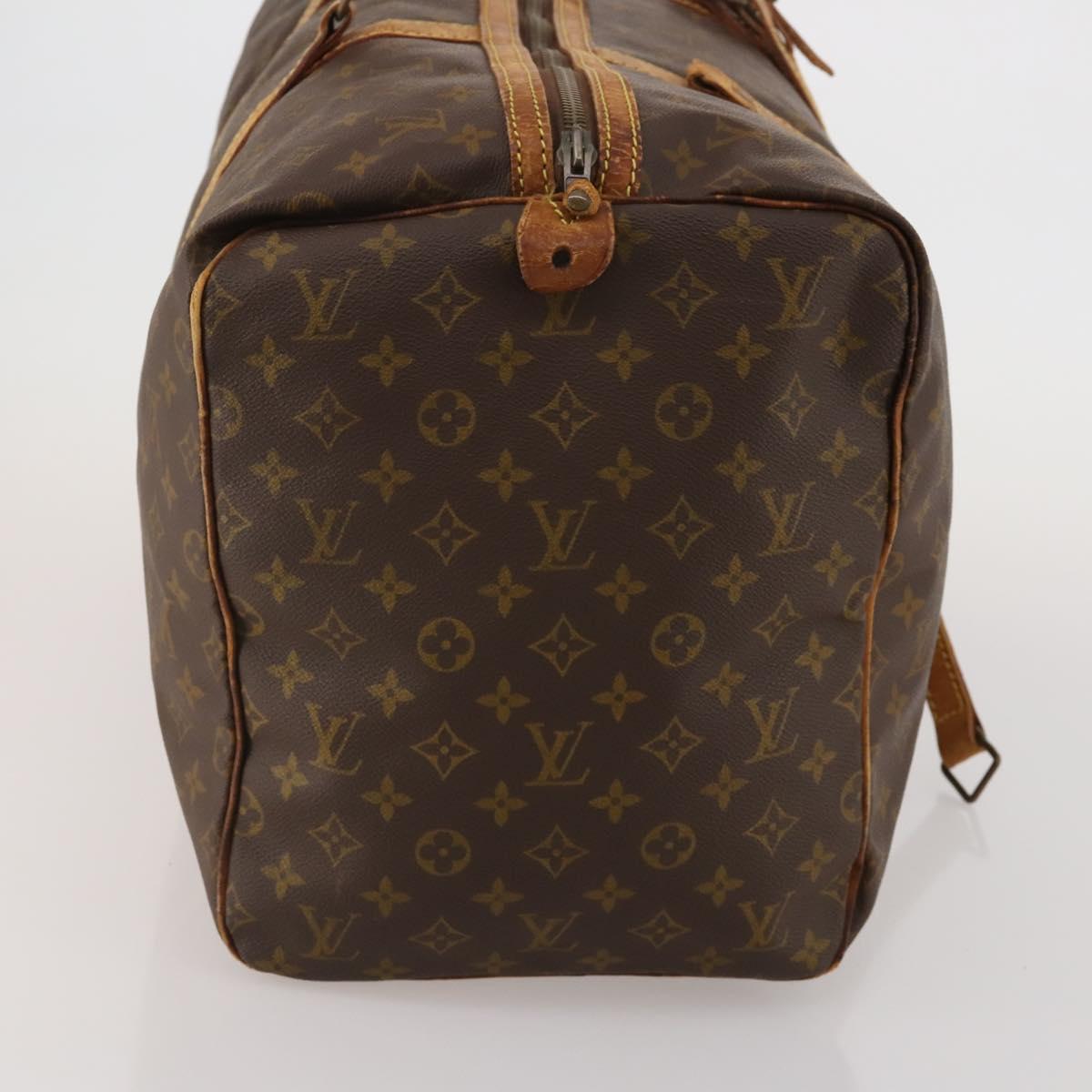 LOUIS VUITTON Monogram Sac Souple 55 Boston Bag M41622 LV Auth 192208