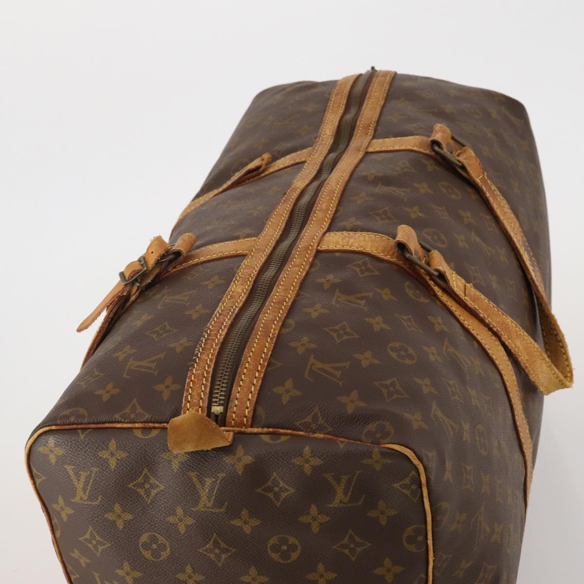 LOUIS VUITTON Monogram Sac Souple 55 Boston Bag M41622 LV Auth 192208