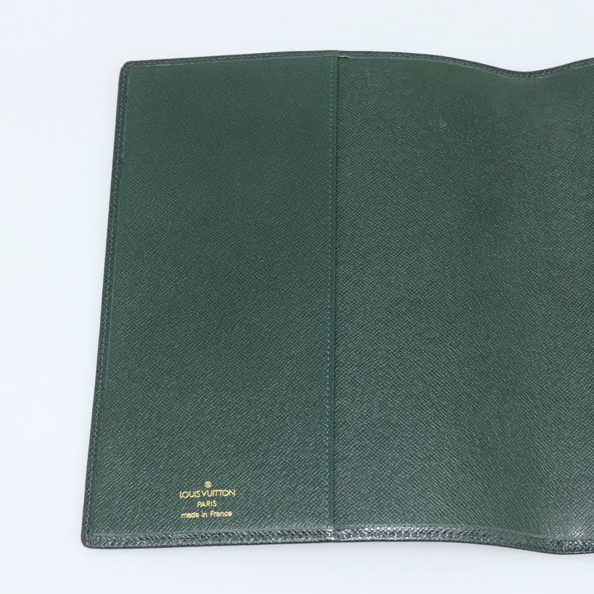 LOUIS VUITTON Taiga Agenda Bureau Day Planner Cover Epicea R20407 LV Auth 192213