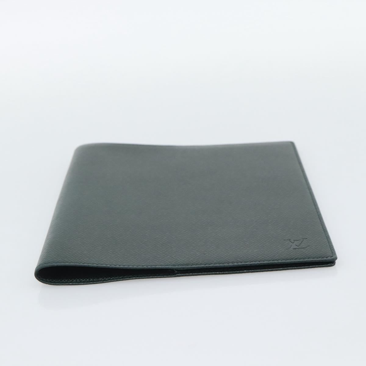 LOUIS VUITTON Taiga Agenda Bureau Day Planner Cover Epicea R20407 LV Auth 192213