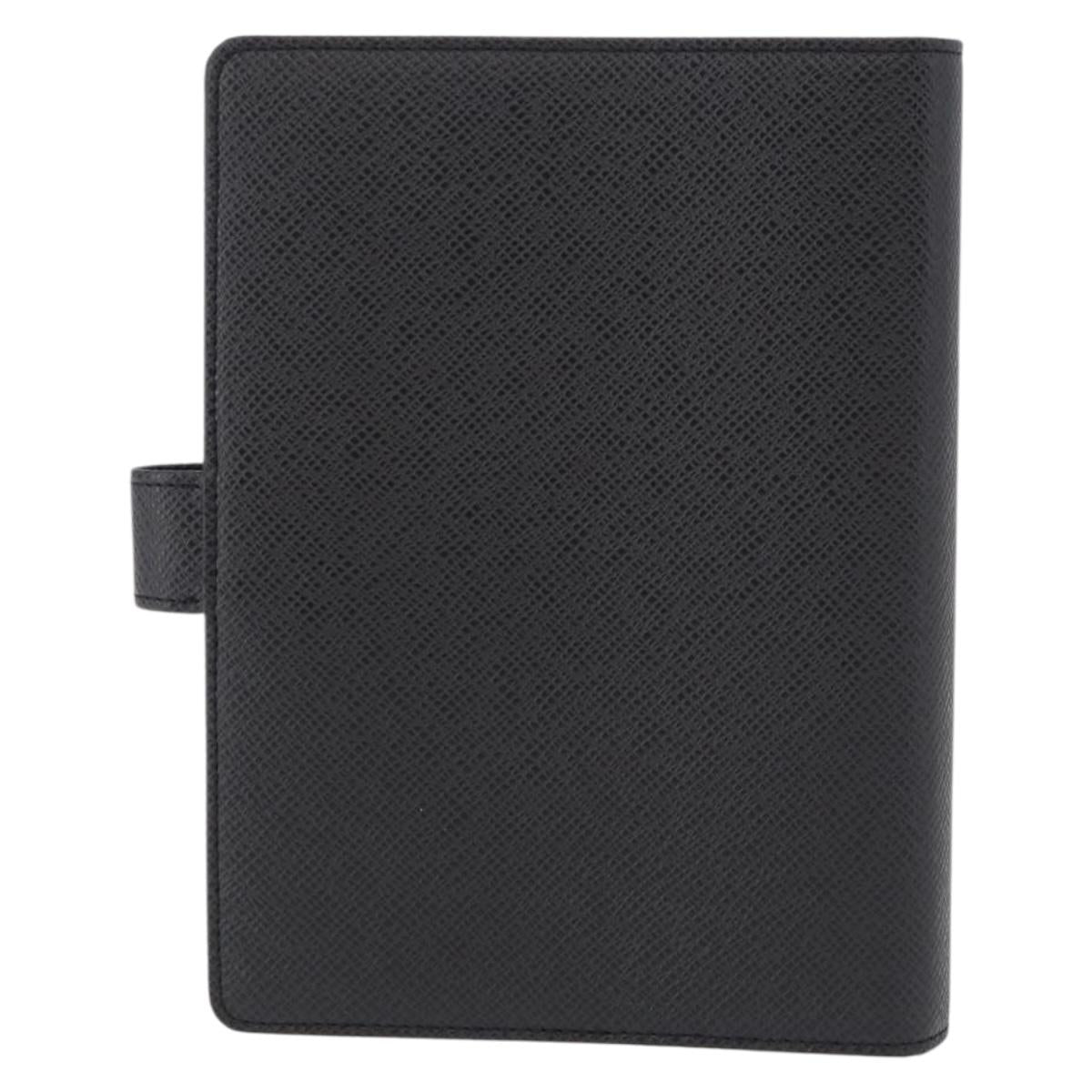LOUIS VUITTON Taiga Leather Agenda MM Planner Cover Ardoise R20222 Auth 192216