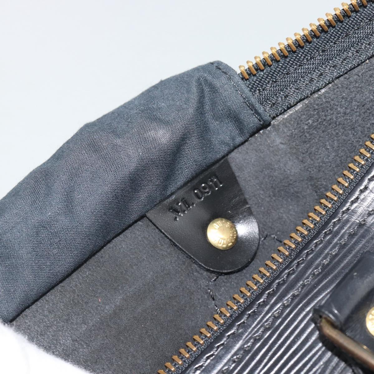 LOUIS VUITTON Epi Speedy 35 Hand Bag Noir Black M42992 LV Auth 192223