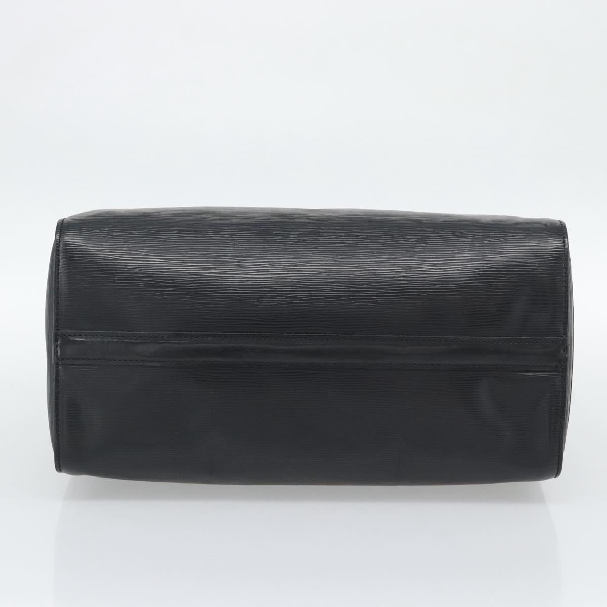 LOUIS VUITTON Epi Speedy 35 Hand Bag Noir Black M42992 LV Auth 192223