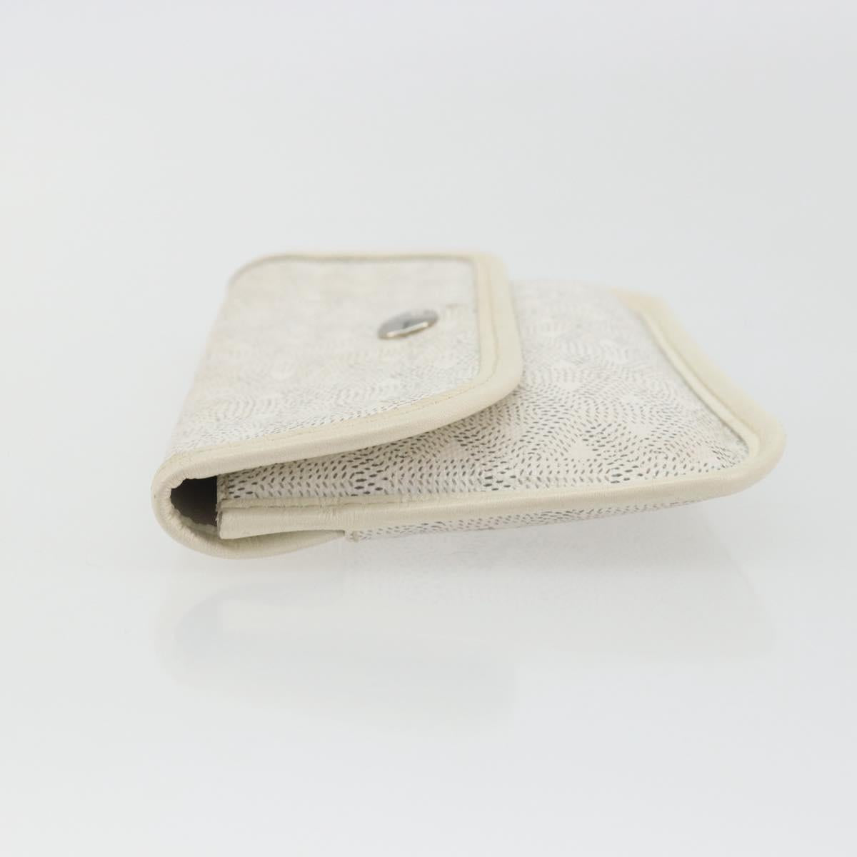 GOYARD Herringbone Pouch PVC White Auth 192230