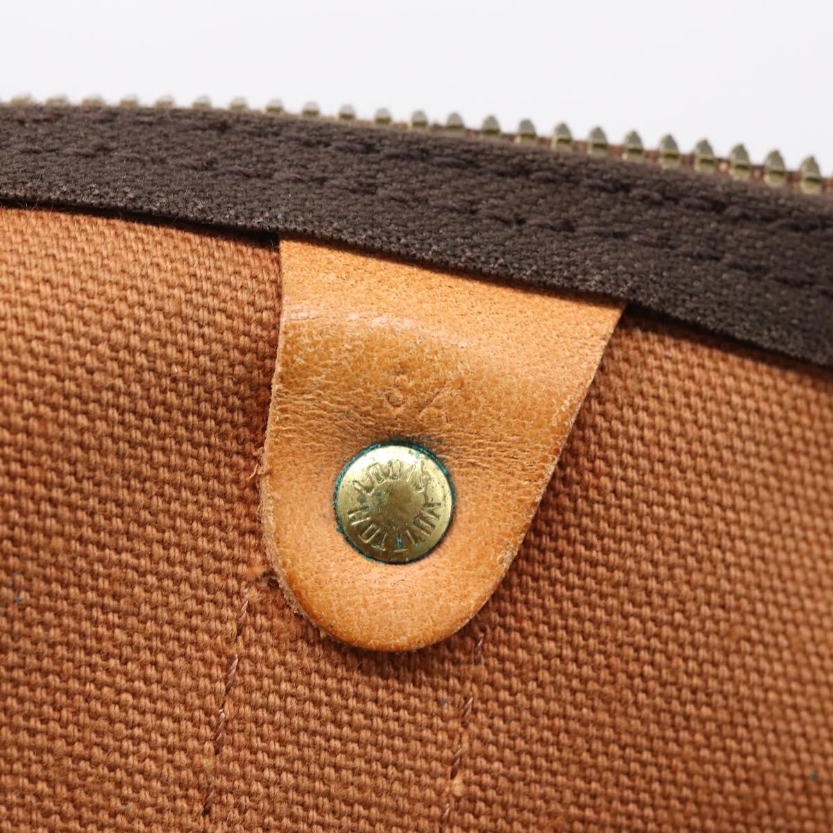 LOUIS VUITTON Monogram Keepall 45 Boston Bag M41428 LV Auth 192255