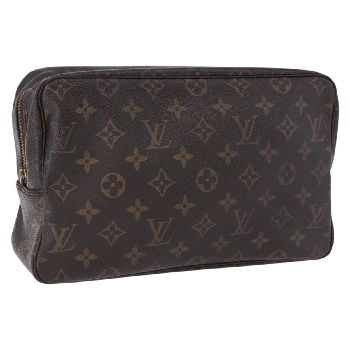 LOUIS VUITTON Monogram Trousse Toilette 28 Clutch Bag M47522 LV Auth 192258