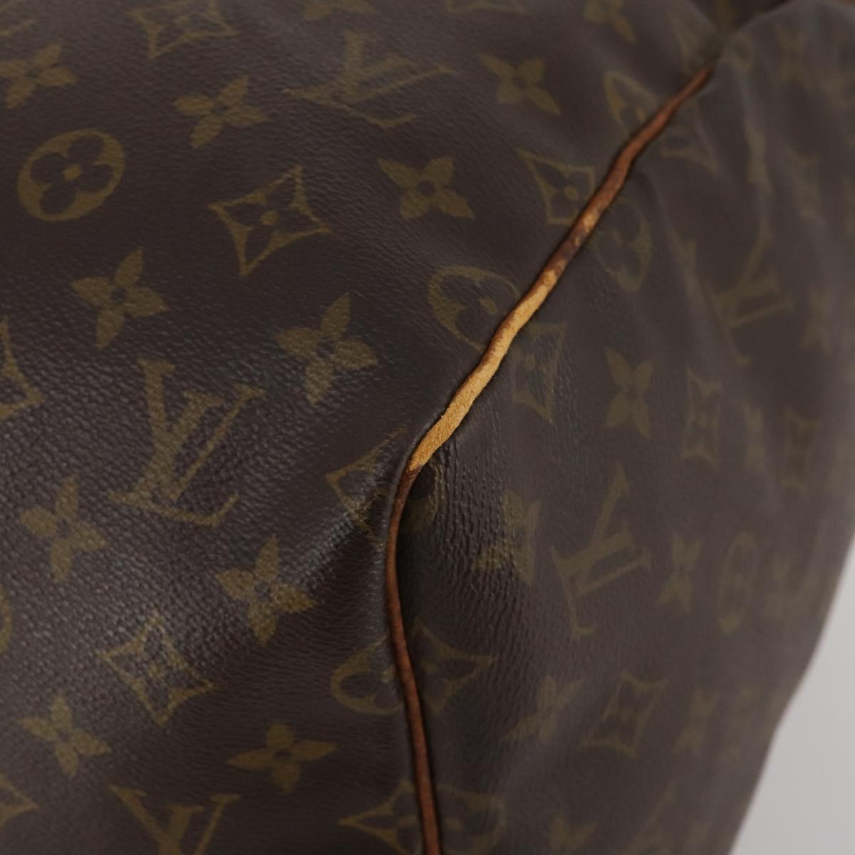 LOUIS VUITTON Monogram Keepall 55 Boston Bag M41424 LV Auth 192275