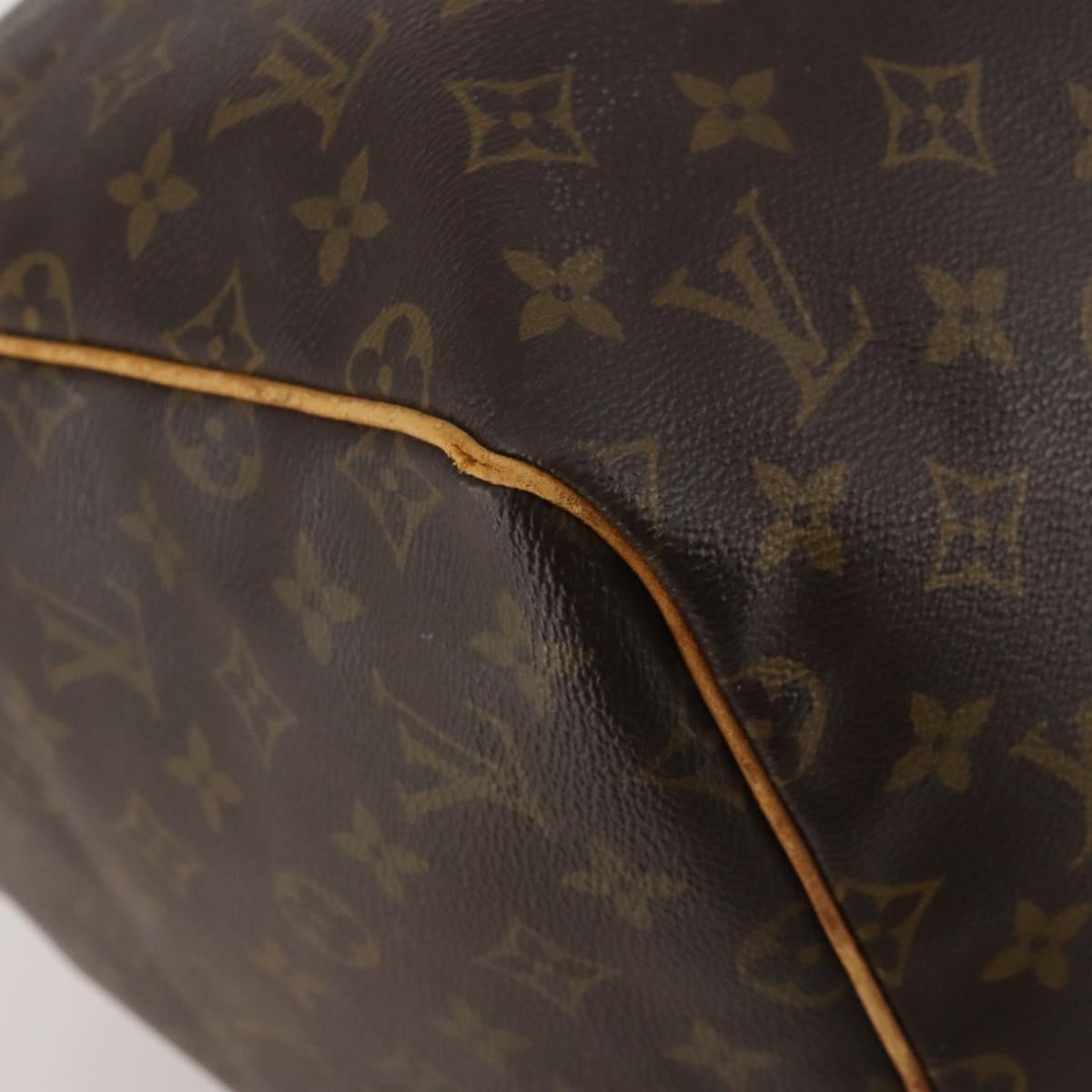 LOUIS VUITTON Monogram Keepall 55 Boston Bag M41424 LV Auth 192275