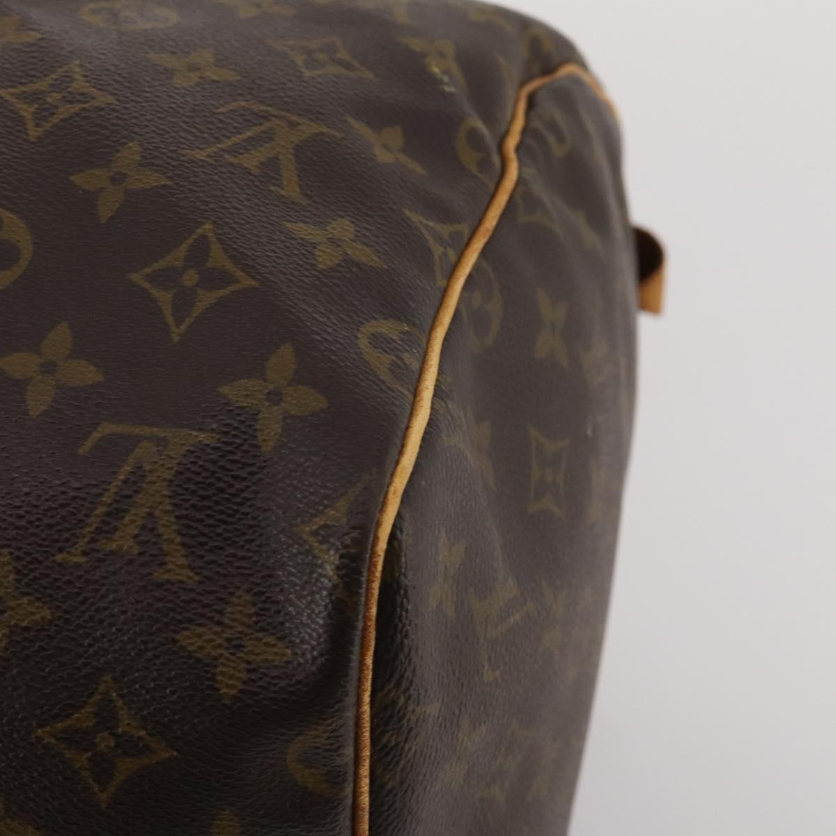 LOUIS VUITTON Monogram Keepall 55 Boston Bag M41424 LV Auth 192275