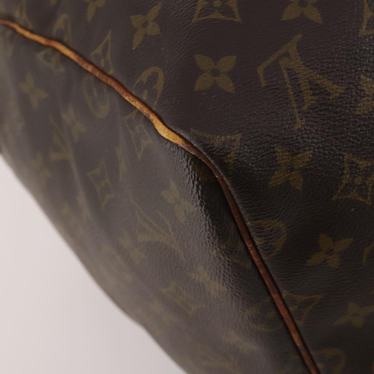 LOUIS VUITTON Monogram Keepall 55 Boston Bag M41424 LV Auth 192275
