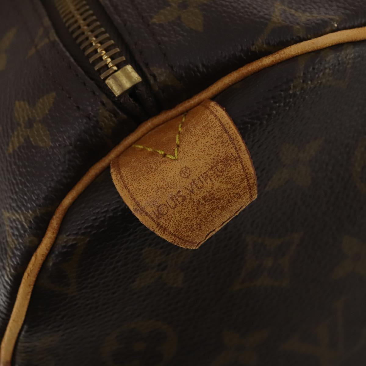 LOUIS VUITTON Monogram Keepall 55 Boston Bag M41424 LV Auth 192275