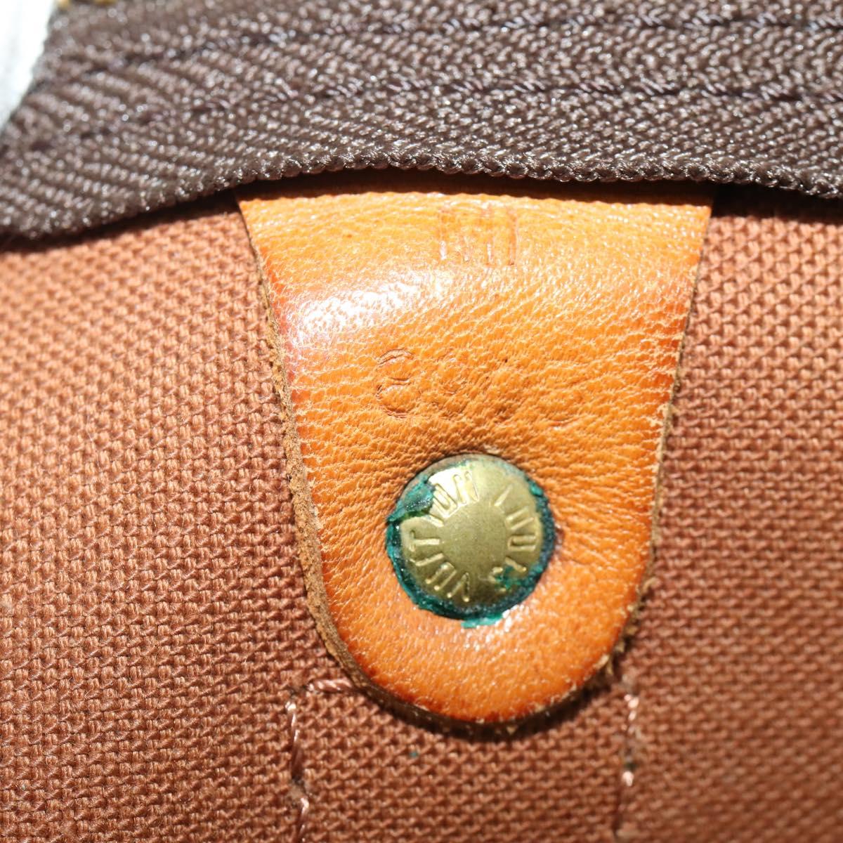 LOUIS VUITTON Monogram Keepall 55 Boston Bag M41424 LV Auth 192275