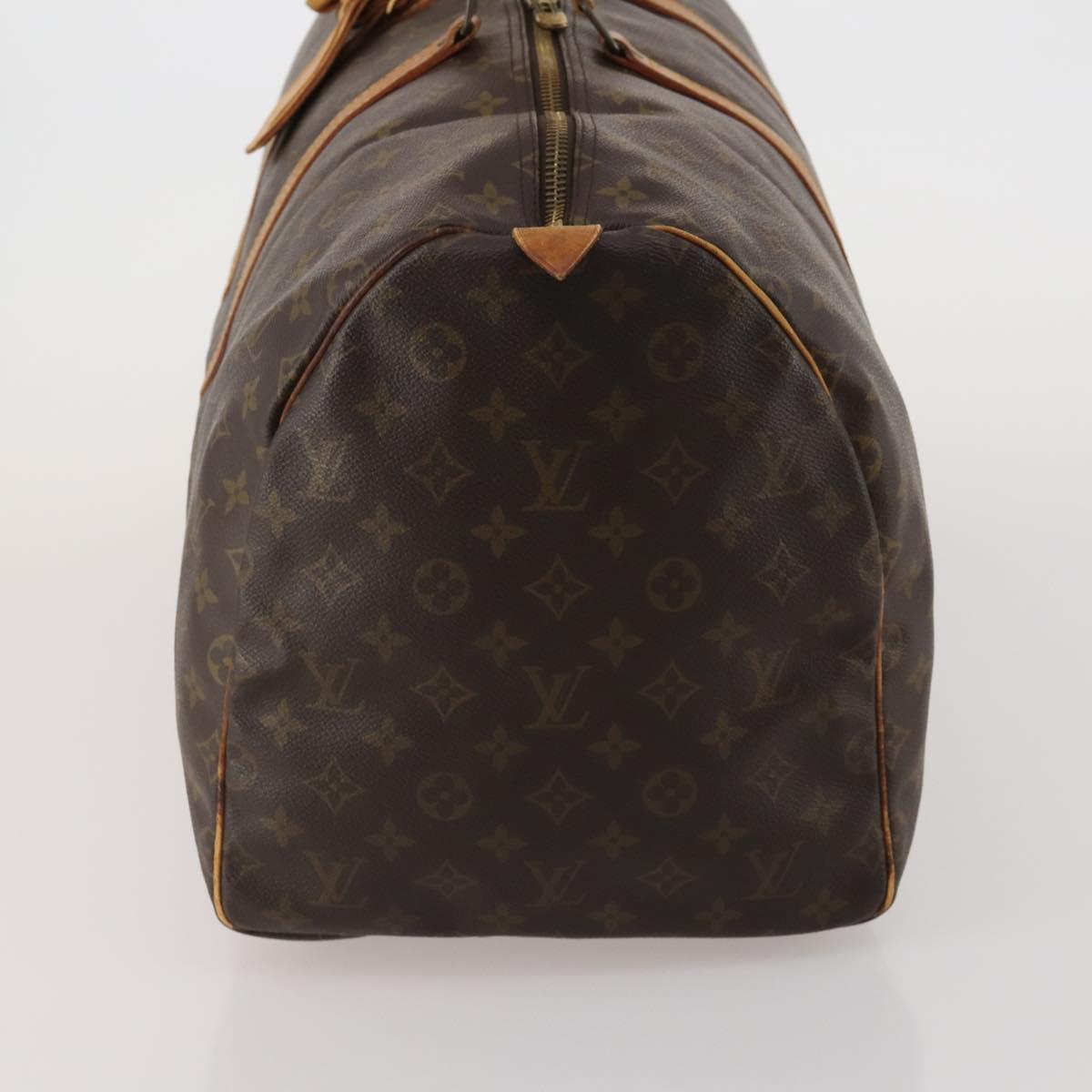 LOUIS VUITTON Monogram Keepall 55 Boston Bag M41424 LV Auth 192275