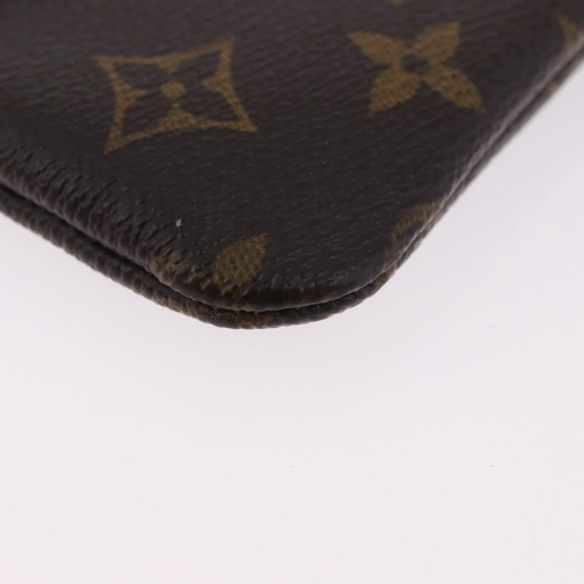LOUIS VUITTON Monogram Pochette Cles Coin Purse M62650 LV Auth 192276