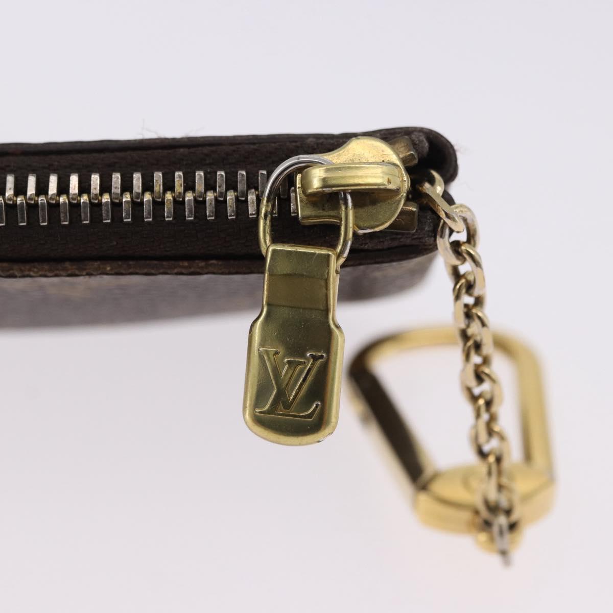 LOUIS VUITTON Monogram Pochette Cles Coin Purse M62650 LV Auth 192276
