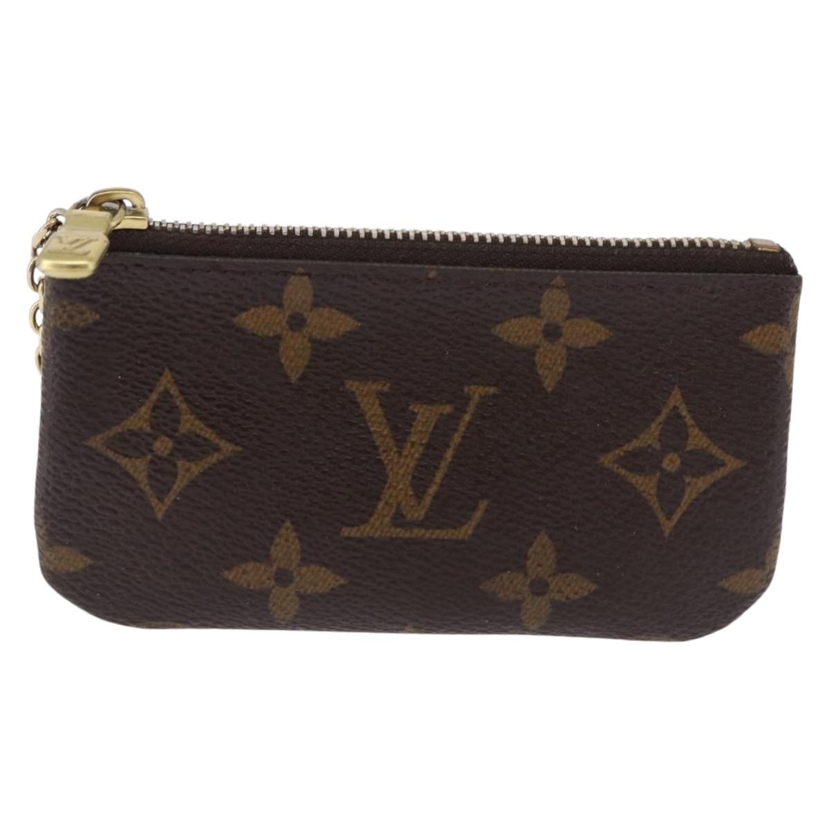 LOUIS VUITTON Monogram Pochette Cles Coin Purse M62650 LV Auth 192276