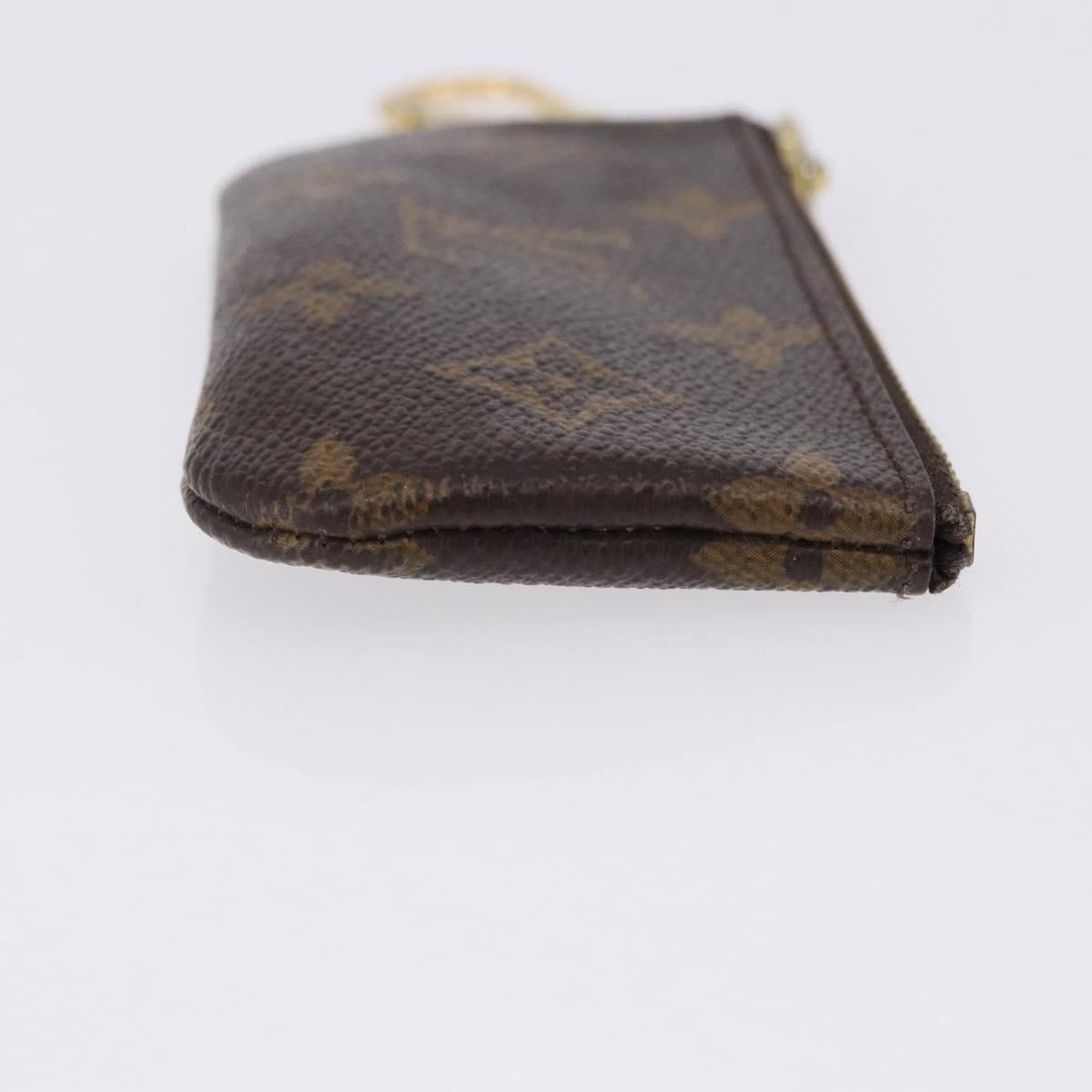 LOUIS VUITTON Monogram Pochette Cles Coin Purse M62650 LV Auth 192276