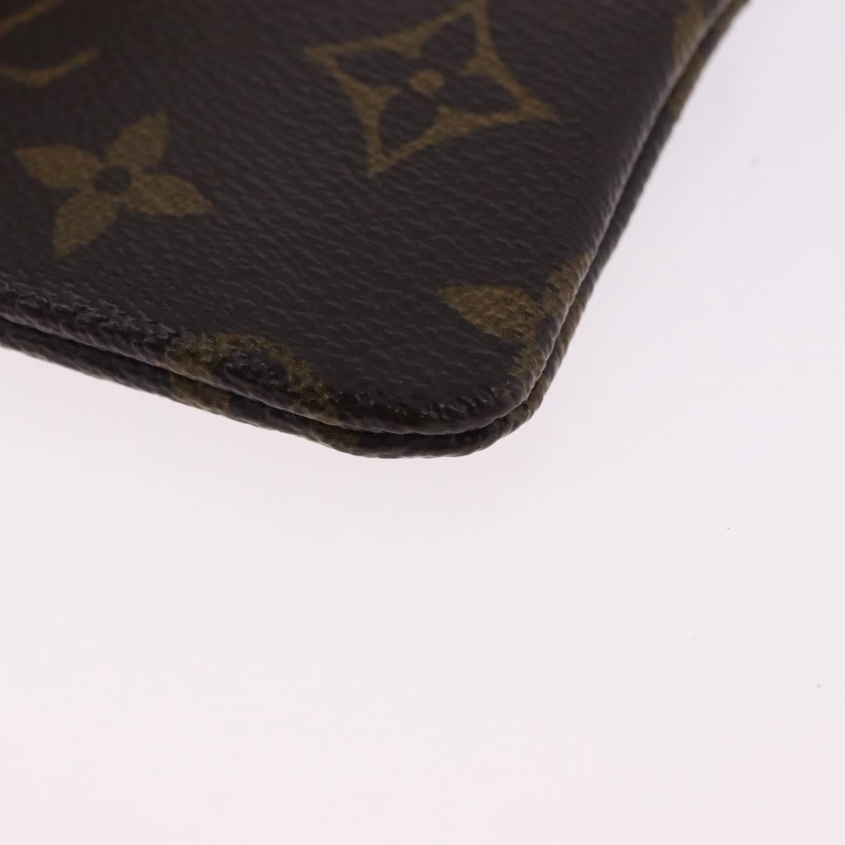 LOUIS VUITTON Monogram Pochette Cles Coin Purse M62650 LV Auth 192278