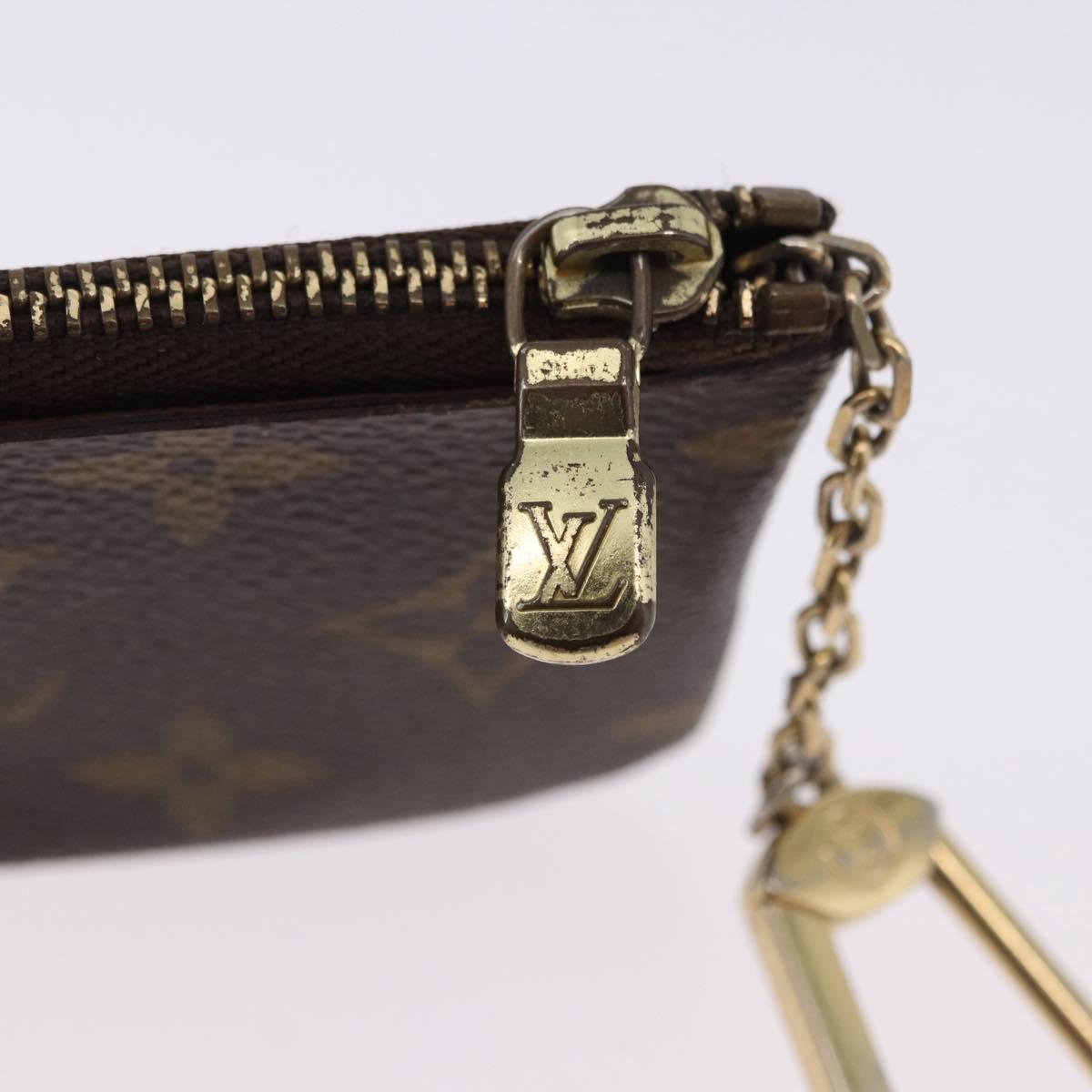 LOUIS VUITTON Monogram Pochette Cles Coin Purse M62650 LV Auth 192278