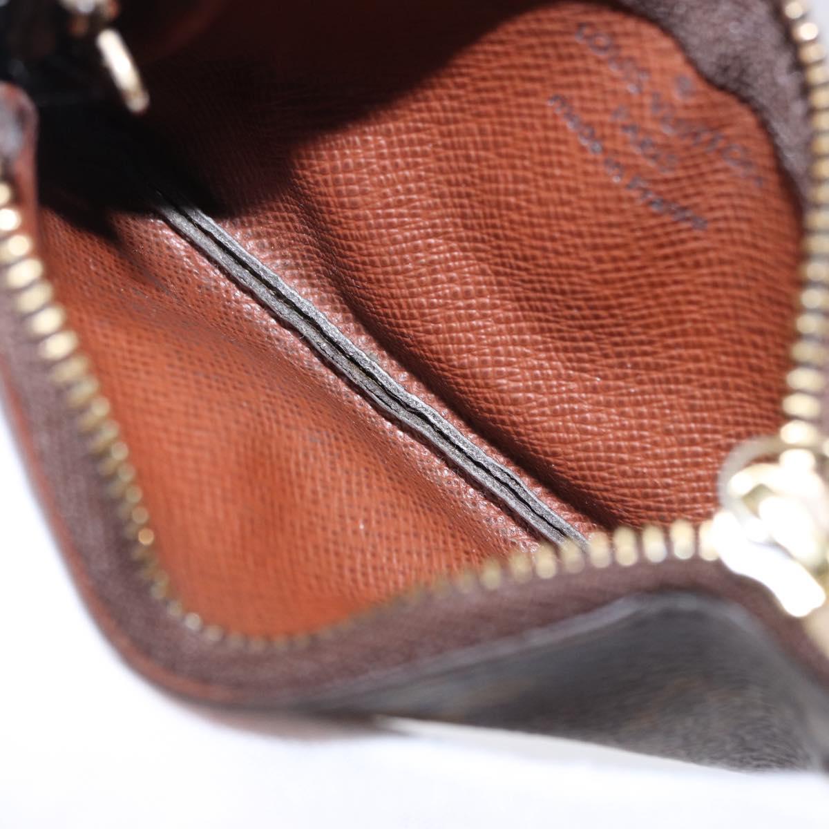 LOUIS VUITTON Monogram Pochette Cles Coin Purse M62650 LV Auth 192278
