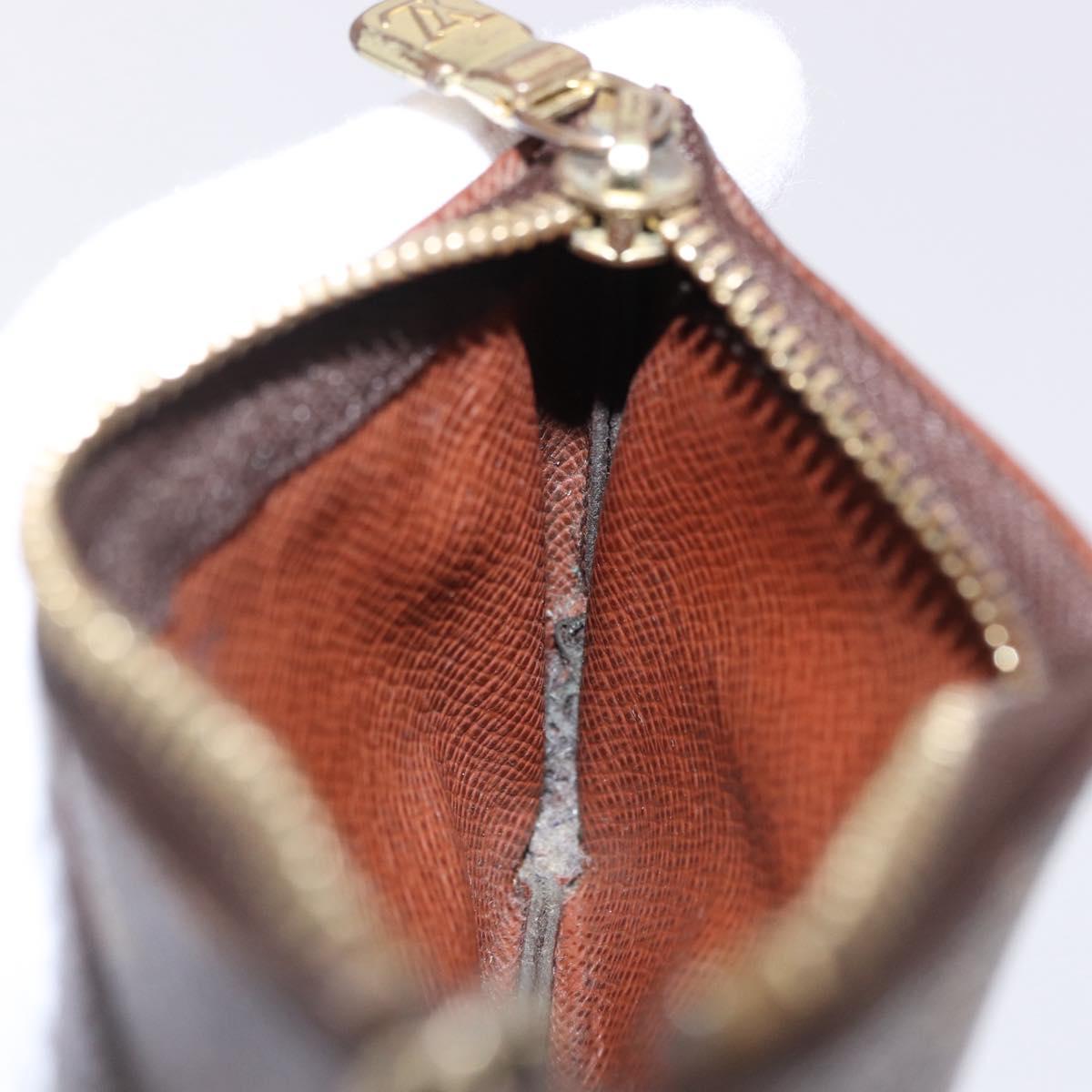 LOUIS VUITTON Monogram Pochette Cles Coin Purse M62650 LV Auth 192278