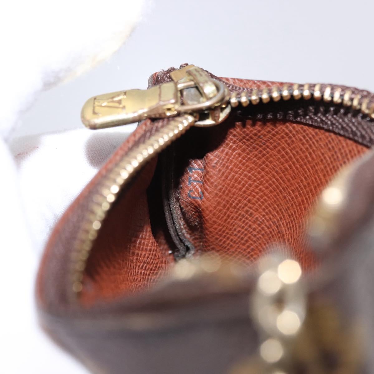 LOUIS VUITTON Monogram Pochette Cles Coin Purse M62650 LV Auth 192278