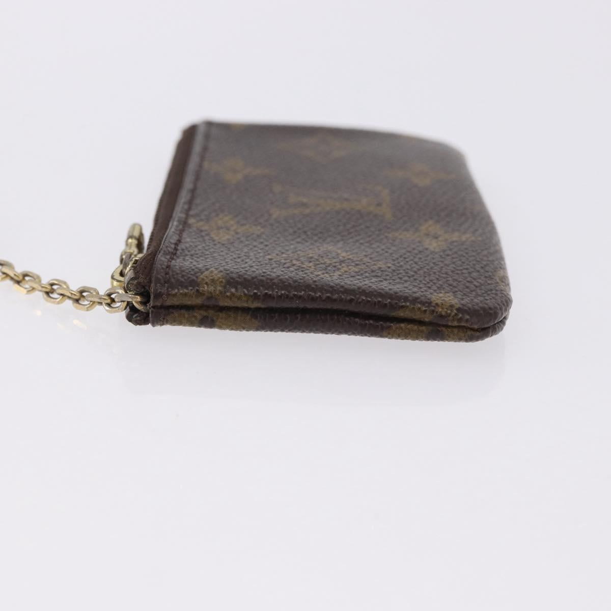 LOUIS VUITTON Monogram Pochette Cles Coin Purse M62650 LV Auth 192278
